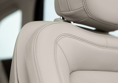 Fine craftsmanship is shown through a detailed image of front-seat stitching. | Boulevard Lincoln in Georgetown DE