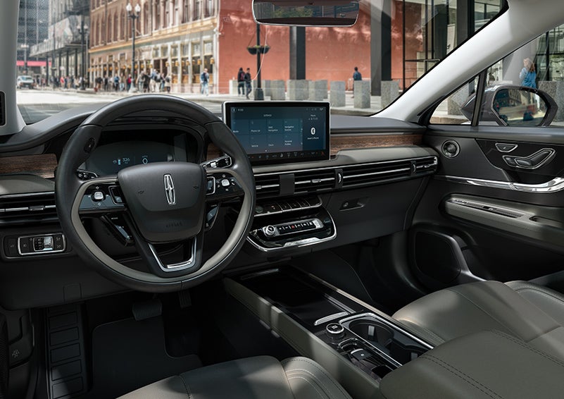 The interior dashboard of 2024 Lincoln Corsair® SUV is shown here. | Boulevard Lincoln in Georgetown DE