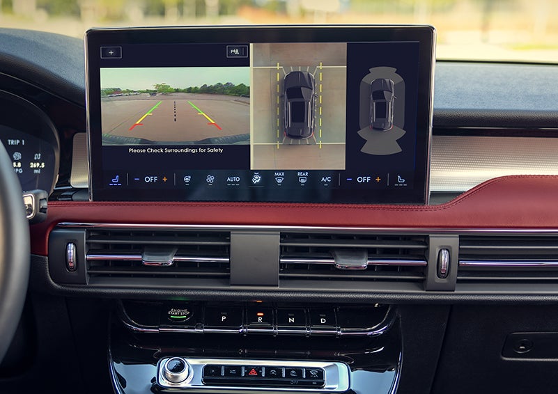 The large center touchscreen of a 2024 Lincoln Corsair® SUV is shown. | Boulevard Lincoln in Georgetown DE